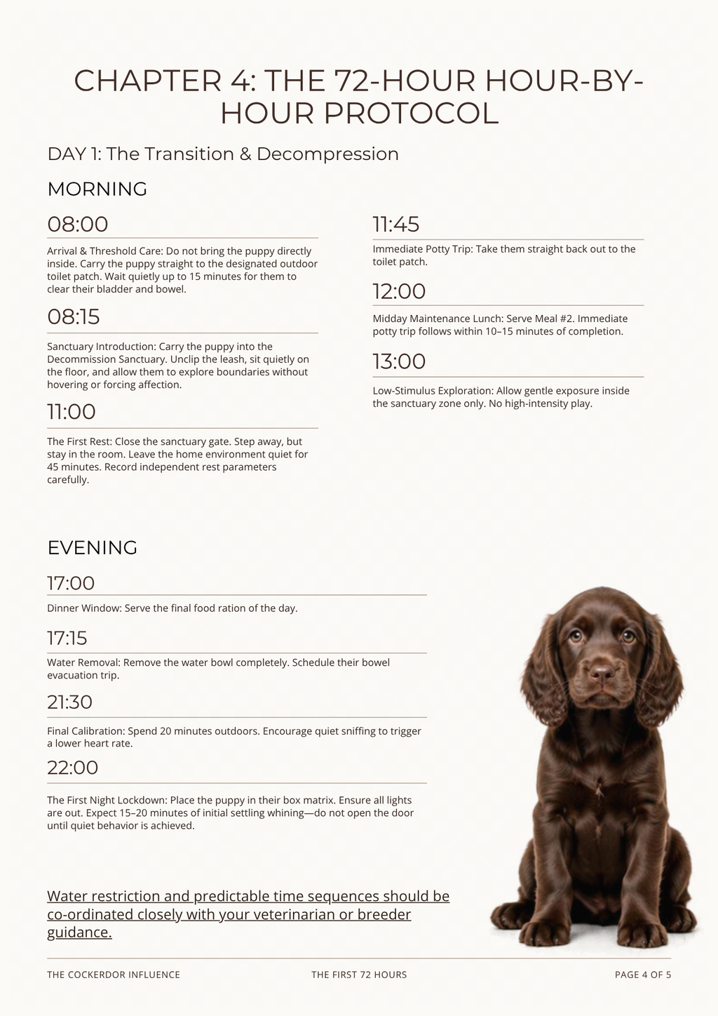 The First 72 Hours Protocol Guide | Puppy Home Transition (Digital Download)